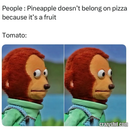 Fruit On Pizza
