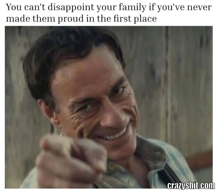 no disappointment