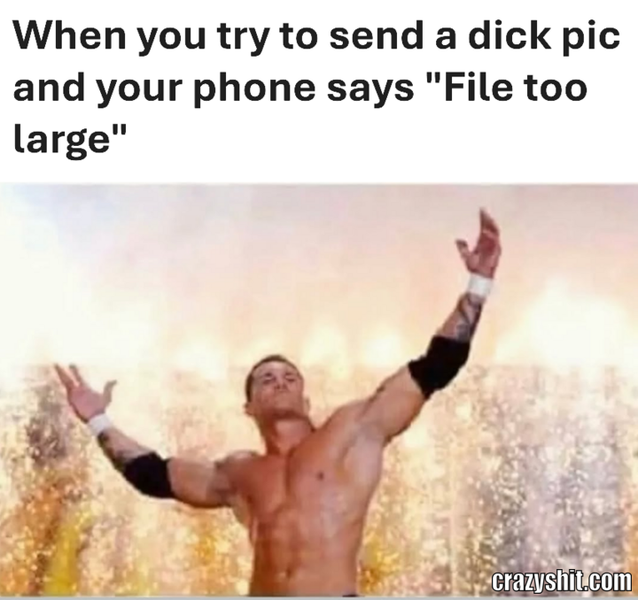 Dick Pic Too Big