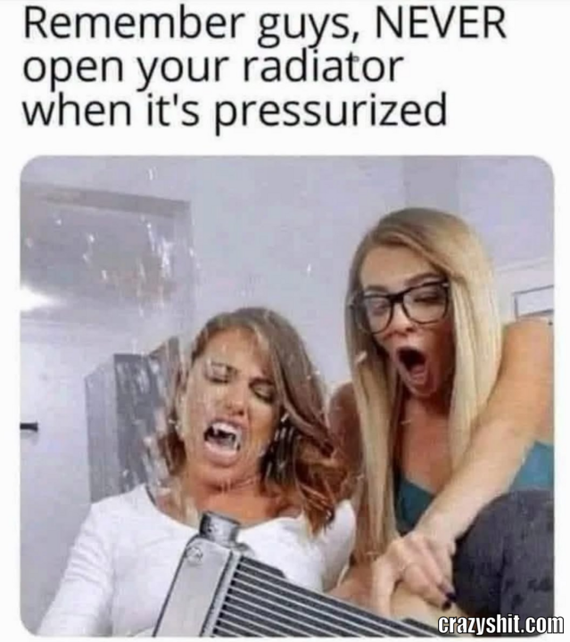 Radiator Squirting