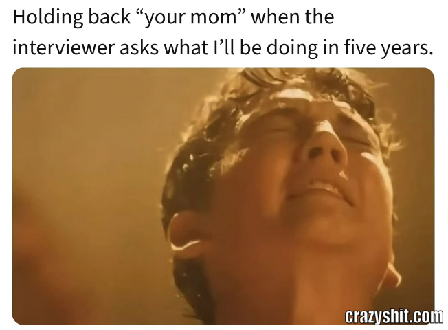 Interview Mom Joke