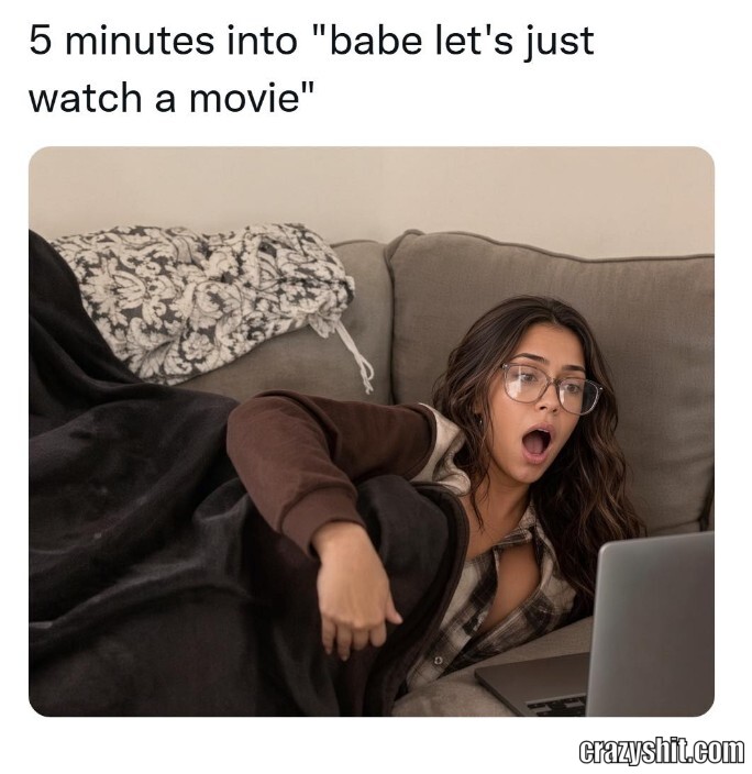 Definitely Watching A Movie