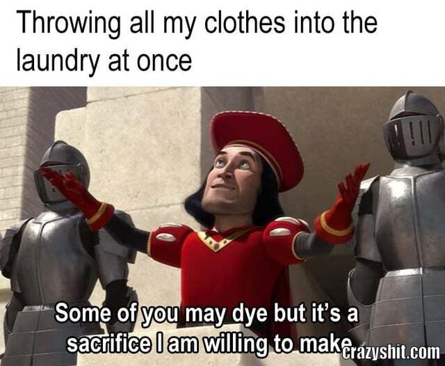 Laundry Sacrifice