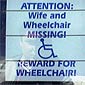 Wife and Wheelchair Missing