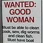 Wanted: A Good Woman