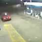 Drunk slams into gas pump