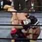 Big time MMA body slam knockout