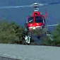 Helicopter crashes at the airport