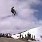 Snowboarder overestimates his ability