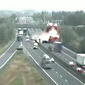 Firey crash on the expressway
