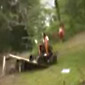 Lawnmower ramp fail