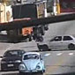 Motorcycle smashes into car