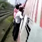 Guy in india falls from train