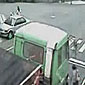 Woman walks into trucks blind spot