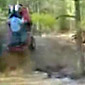 ATV flips on top of rider
