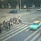 Crossing the street in china