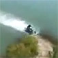 Guy on quad hydro planes lake