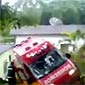 Mudslide takes out ambulance