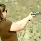 Woman takes Gun Recoil To Face. Pretty Funny Video!