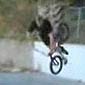 BMX Fence Jump To Faceplant