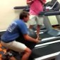 Huge Balls + Treadmill = Fail