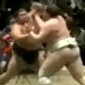Sumo Referee Takes A Little Nap