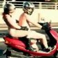 Good Time For A Naked Moped Ride
