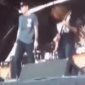 Lead Singer Jumps Off Stage To Fight Security