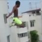 Insane Roof Jump Into Pool