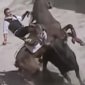 Pissed Off Bull Goes After Horse