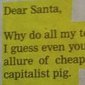 A Letter To Santa