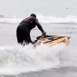 This guy is a bad ass on a jetski