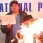 Mongolian Dude Sets Himself On Fire