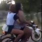 Fat Girl Tests Dirtbike Suspension