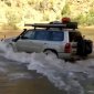 Toyota SUV Drives Across River