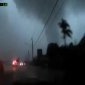 Florida Moron Drives In A Tornado