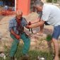 Old Man Loses A Hand In A Machete Fight
