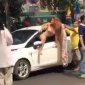 Naked Drunk Lady Crashes Her Car