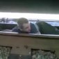 Idiot Trapped Under A Train Escapes