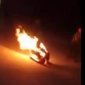Woman Sets Herself On Fire