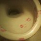 Lipstick Kisses In The Toilet Bowl