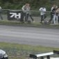 Race Car Crashes Into Crowd