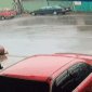 Typhoon Takes Out Moped Rider