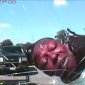 Cops Break Windshield With Thugs Face