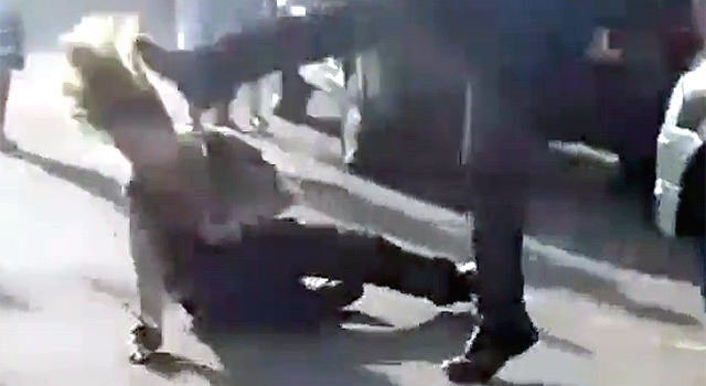 EQUALITY? MAN BRUTALLY ATTACKS FEMALE SECURITY GUARD