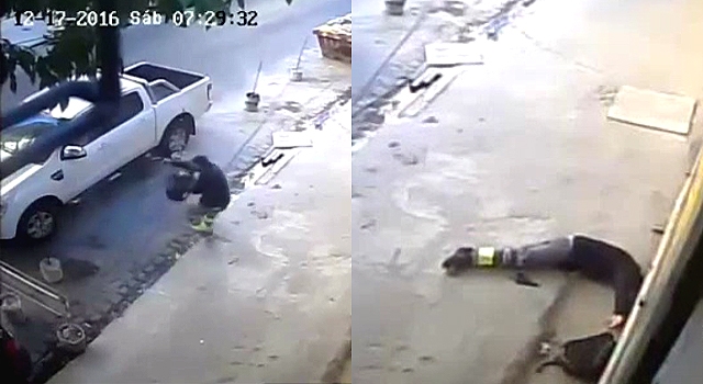KARMA NEVER WORKED SO FAST: THIEF GETS KILLED