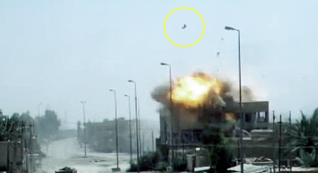 LOL: MISSILE ATTACK SENDS SNIPER HUNDREDS OF FEET INTO THE AIR