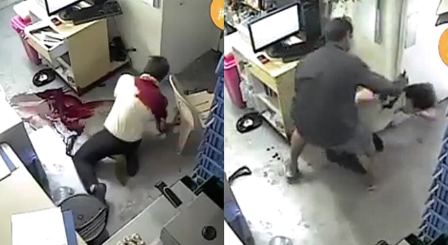 NEVER TRY TO STOP AN ARMED ROBBER WITHOUT A WEAPON