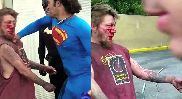 REAL LIFE SUPERMAN PROTECTS THE CITY