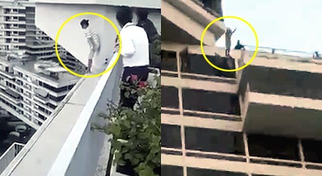 2 ANGLES OF THAT MAID KILLING HERSELF IN CAMBODIA TODAY